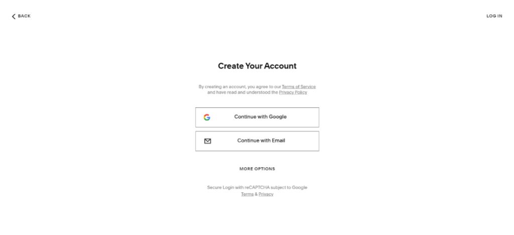 Create Your Squarespace Account