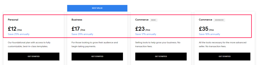 Squarespace UK Annual Discount