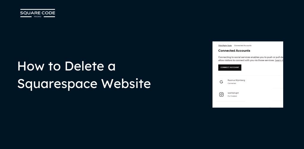 How to Delete a Squarespace Website